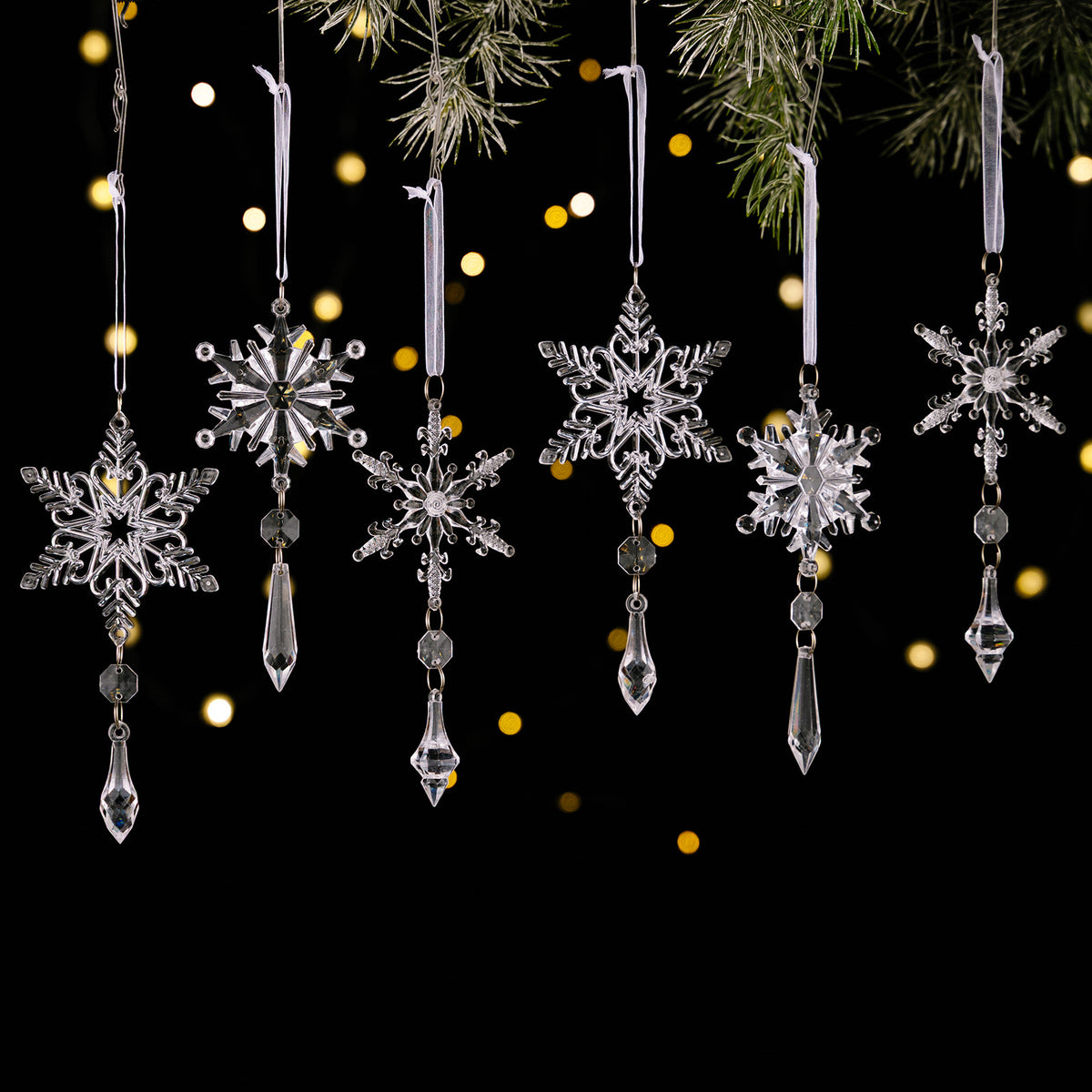 Snowflake Christmas Ornaments for Sparkling Holiday Trees