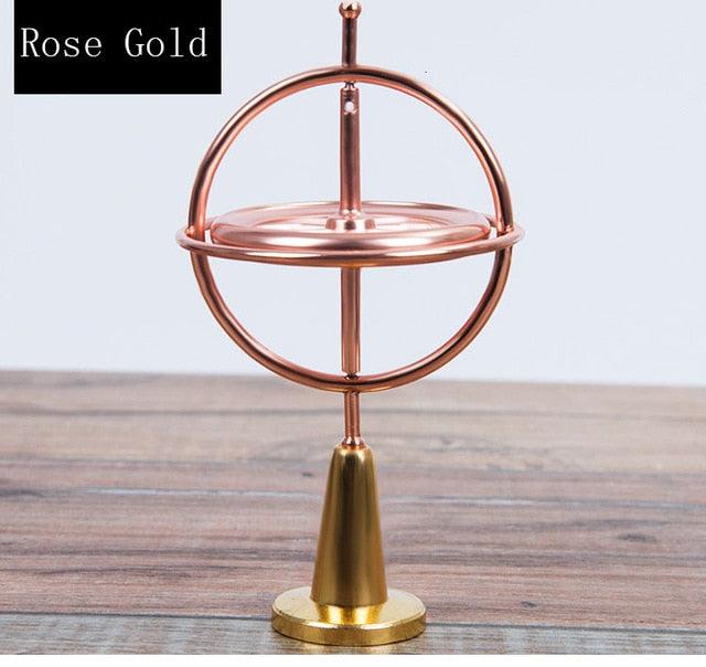 Metal Gyroscope Toy for Hands-On STEM Learning Play