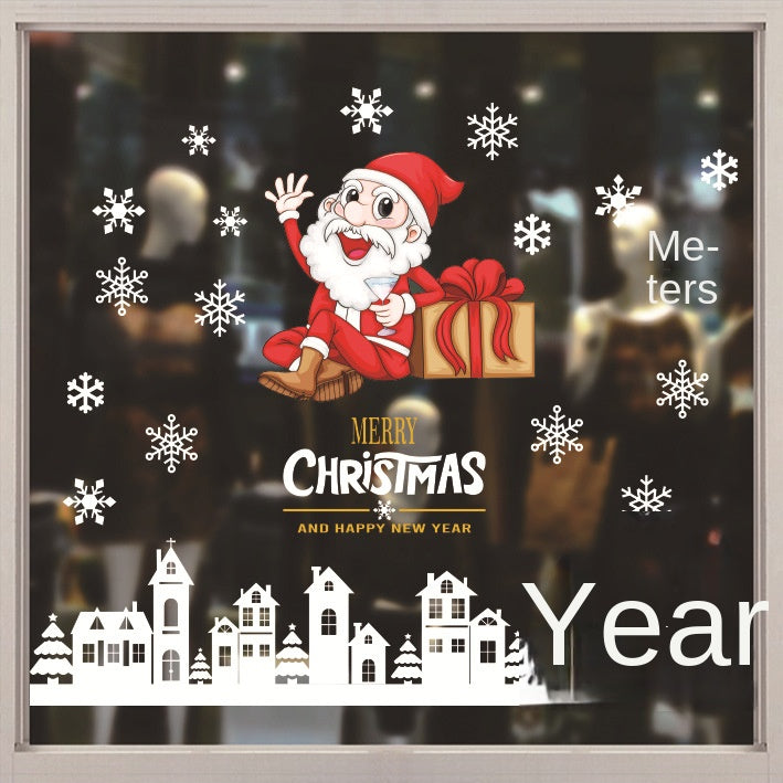 Christmas Window Cling Stickers for Festive Displays
