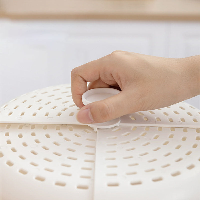 Vented Folding Food Cover That Keeps Flies Off Dishes