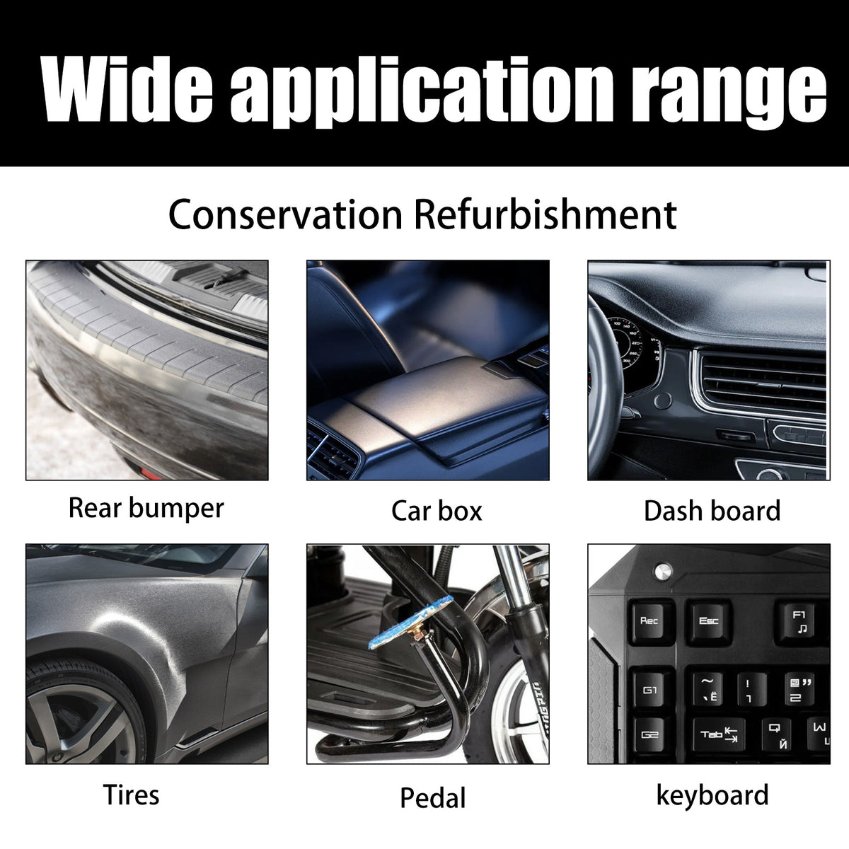 Automotive Plastic Coating for Faded Trim Restoration