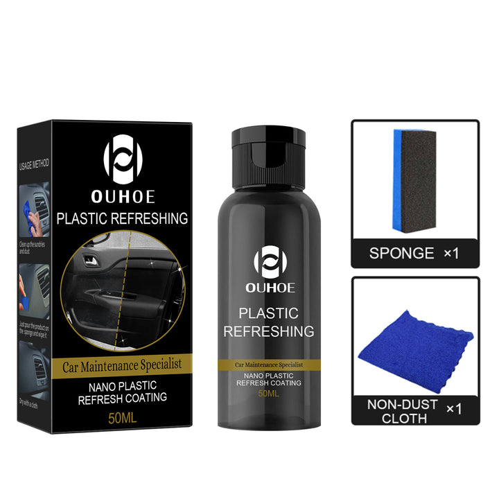 Automotive Plastic Refresh Coating for Darker Trim