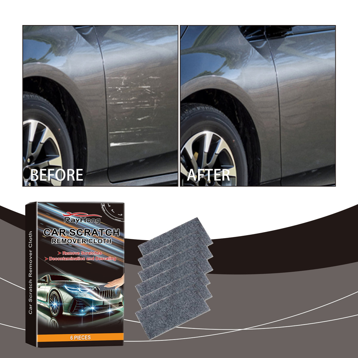 Car Scratch Remover Cloths for Minor Paint Scratches