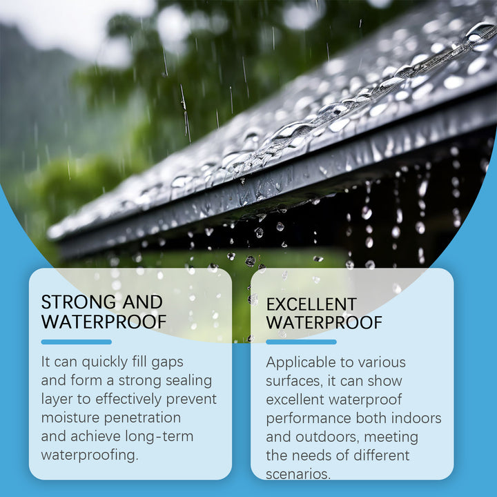 Waterproof Construction Adhesive for Clear Leak Repairs