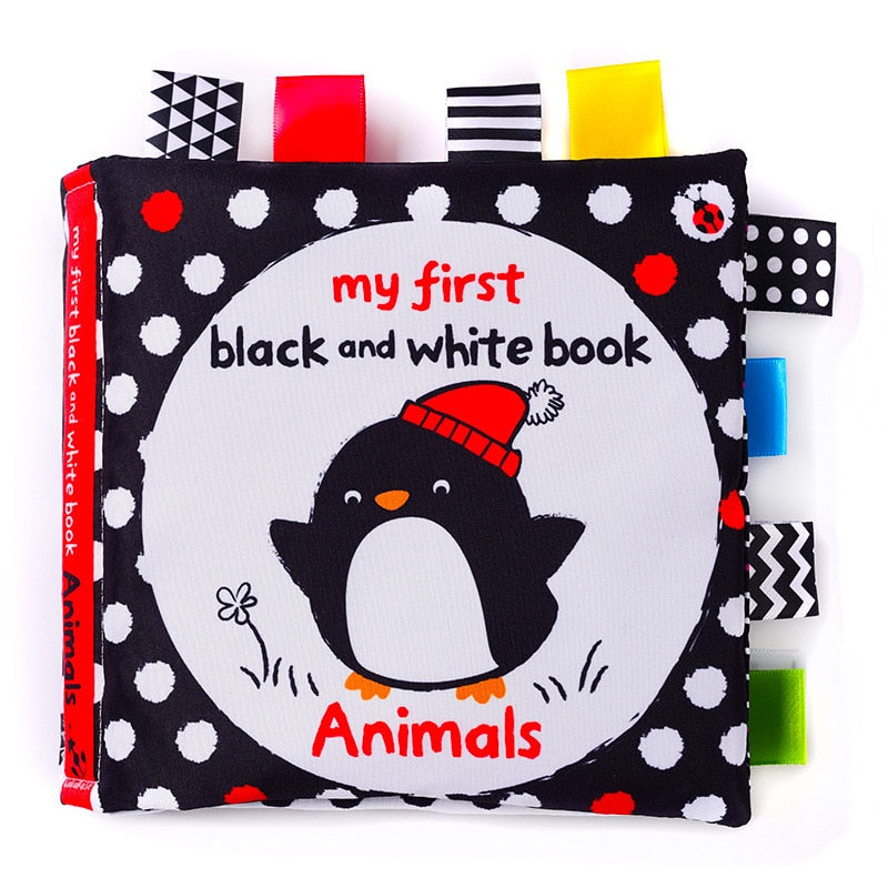 Baby Cloth Book for High-Contrast Sensory Discovery