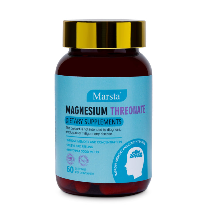 Magnesium Threonate Capsules — Support Memory, Focus & Calm