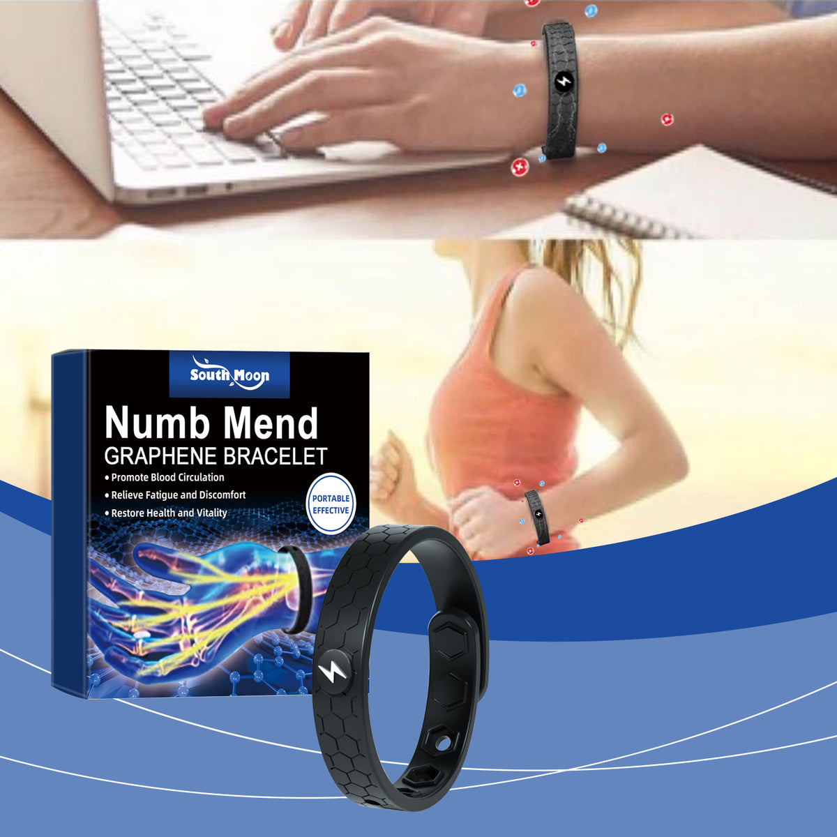 Wearable Wellness Bracelet for Everyday Comfort Support