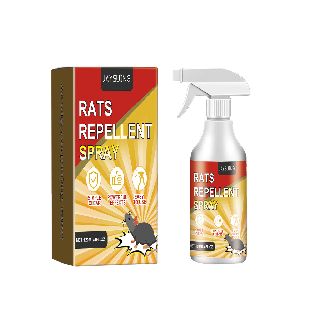 Rat Repellent Spray for Home, Car & Outdoor Spaces