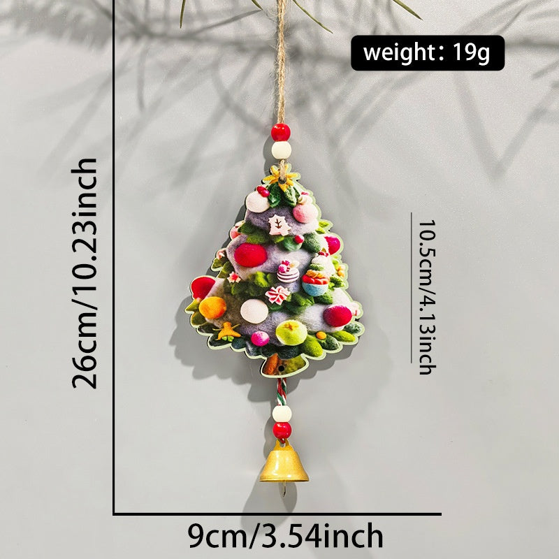 Wooden Christmas Ornaments for Cheerful Tree Charm