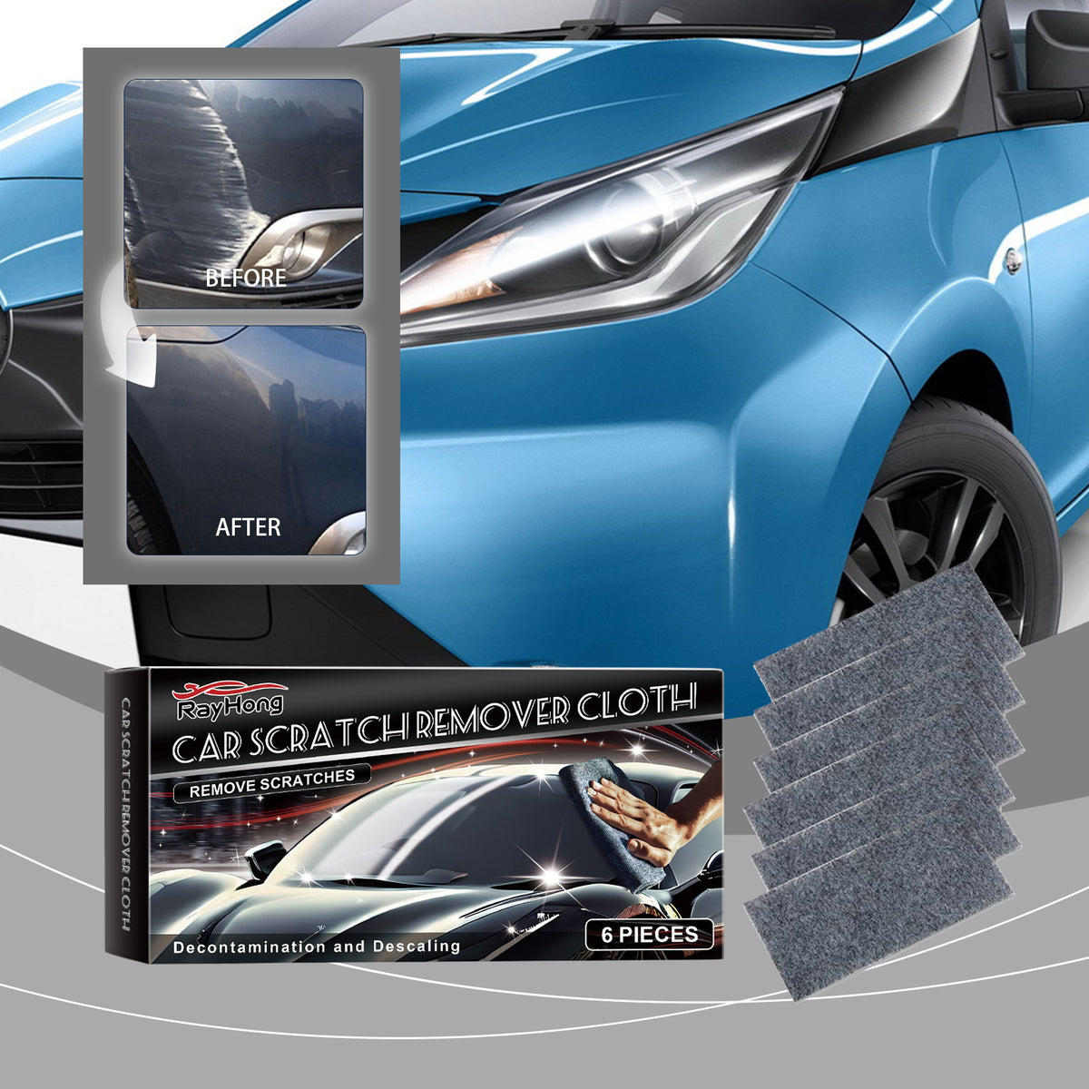 Car Scratch Remover Cloth for Minor Paint Scratch Marks