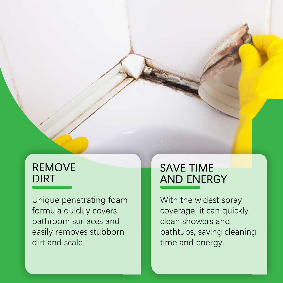 Bathroom Cleaner Spray for Fast Grime & Scale Removal