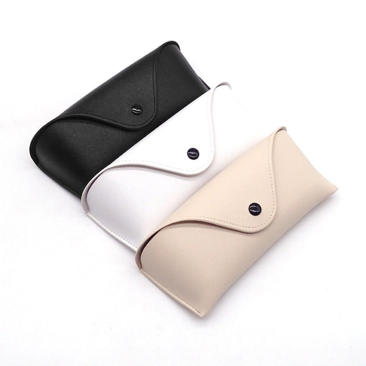 Sunglasses Case Slim Protective Pouch With Snap Closure