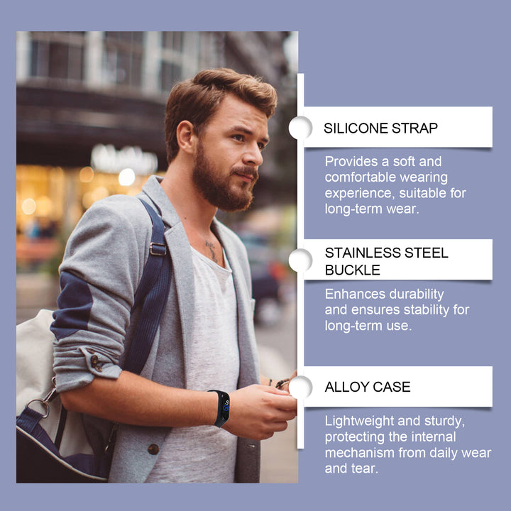 Men's Sports Wristband for Daily Training & Time