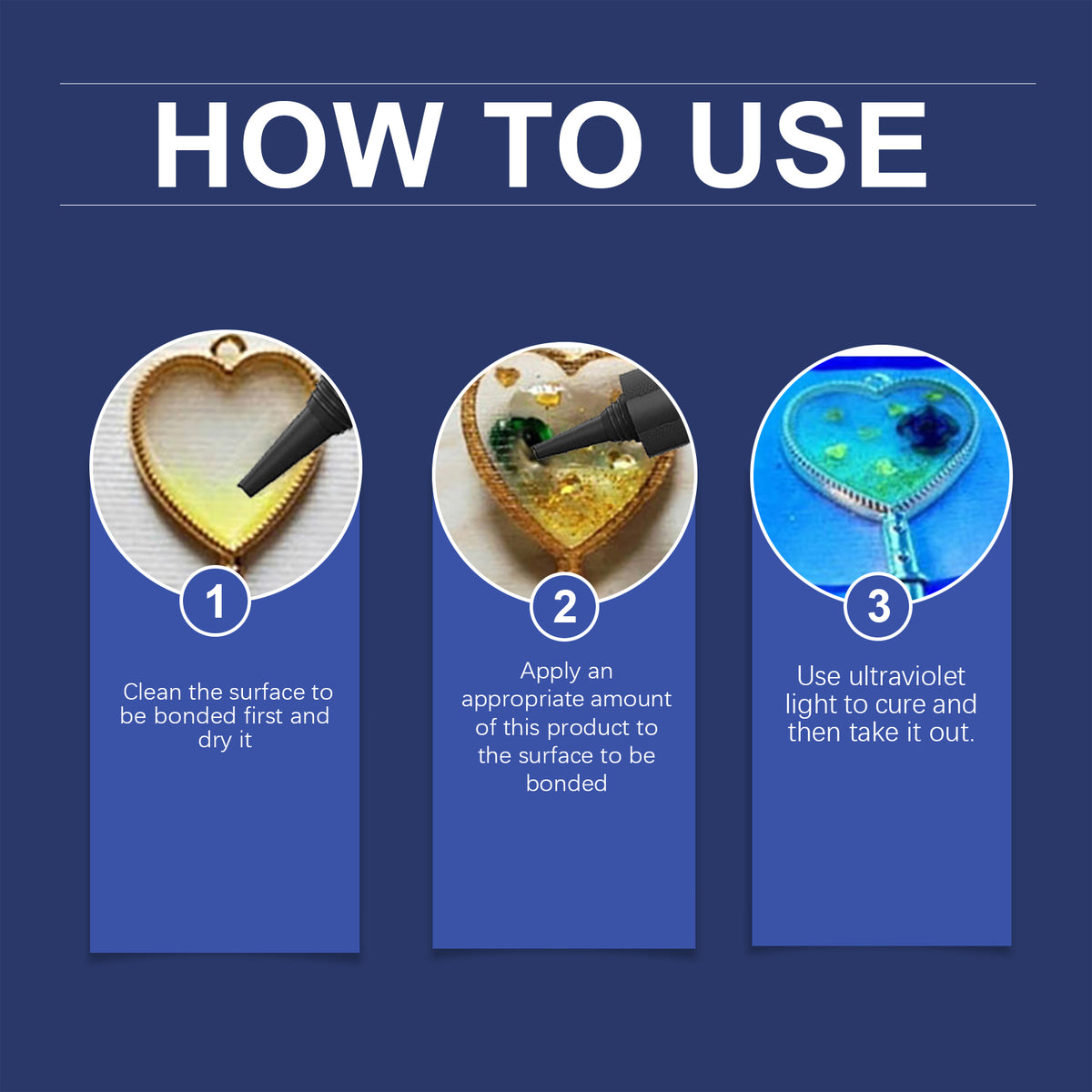UV Resin Glue for Jewelry, Fast-Curing DIY Crafts
