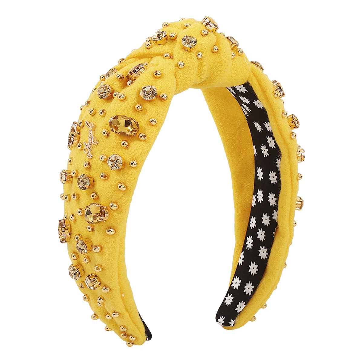 Padded Headband for Bold, Jewel-Embellished Style