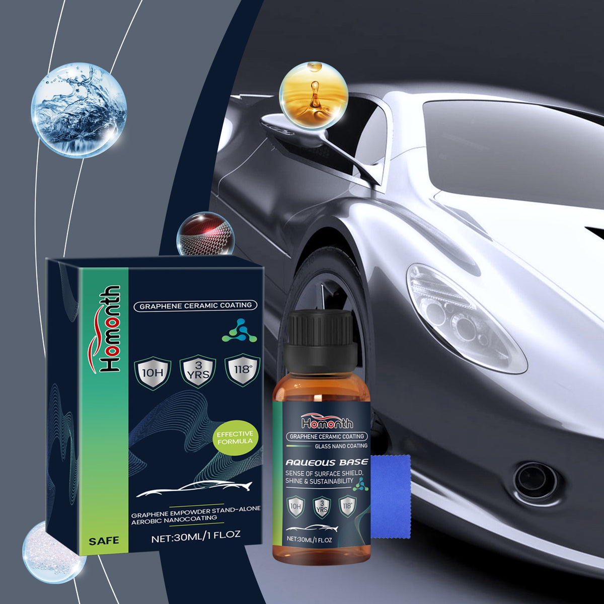 Graphene Ceramic Coating for Long-Lasting Paint Shine