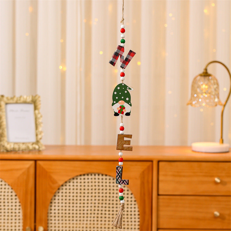 Wooden Christmas Ornament for Festive Rustic Charm