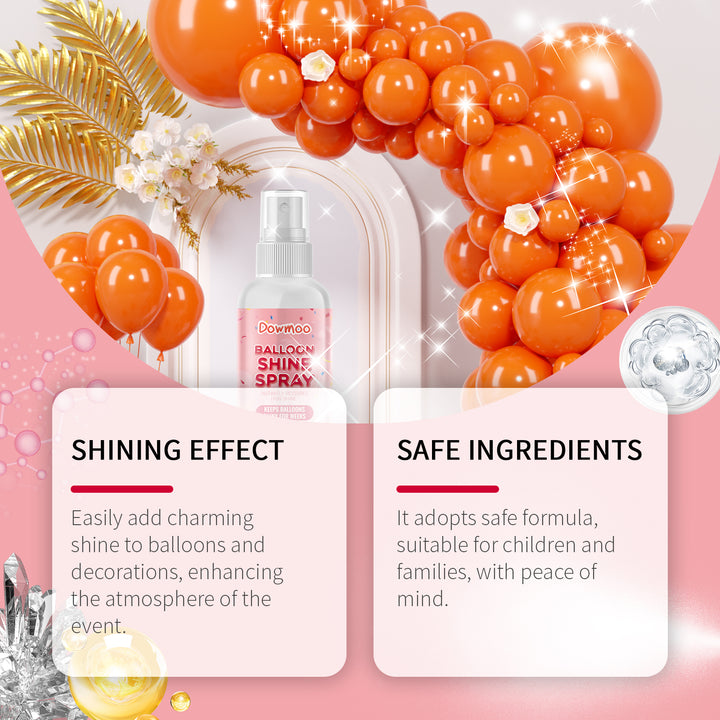Balloon Shine Spray for Instant High-Gloss Party Decor
