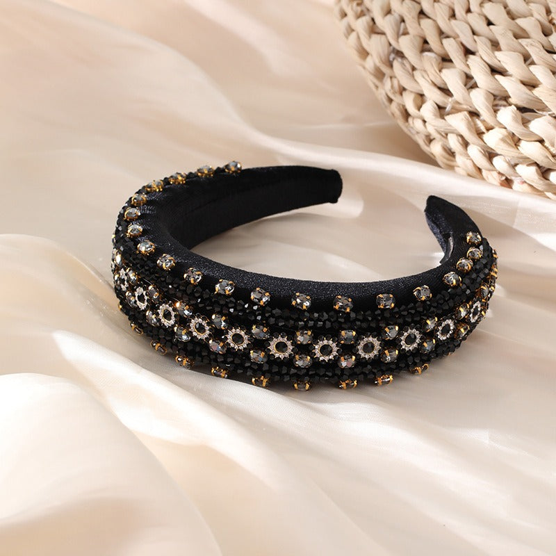 Baroque Rhinestone Headband for Instant Retro Glam