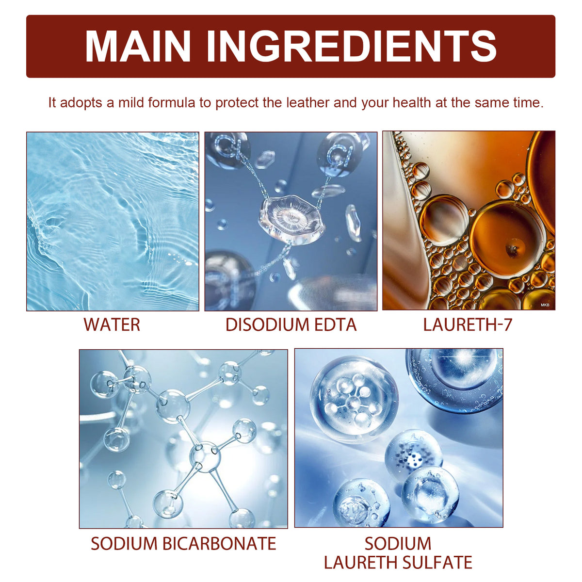 Leather Cleaning Cream for Car Seats & Interior Care