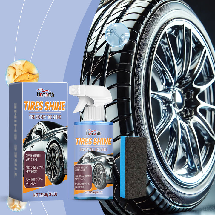 Tire Shine Spray for Deep Black, Wet-Look Protection