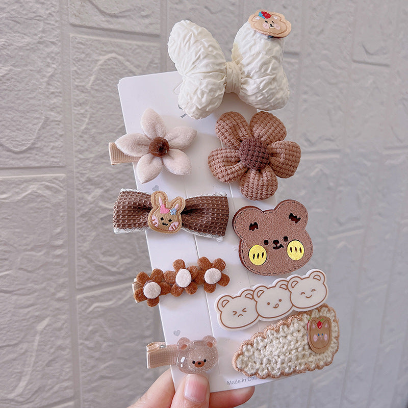 Plush Hair Clips for Girls | Cozy Autumn-Winter Style