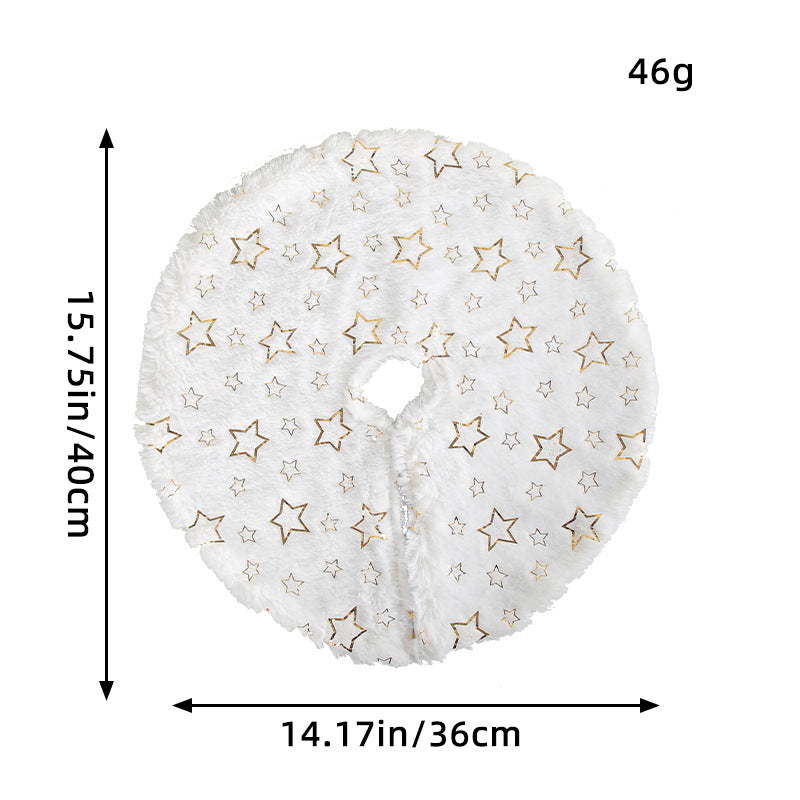 Mini Christmas Tree Skirt for Festive Tabletop Decor