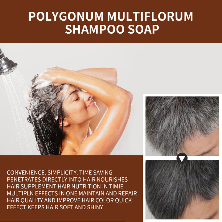 Multiflorum Repair Shampoo Bar for Gray-Looking Hair Care