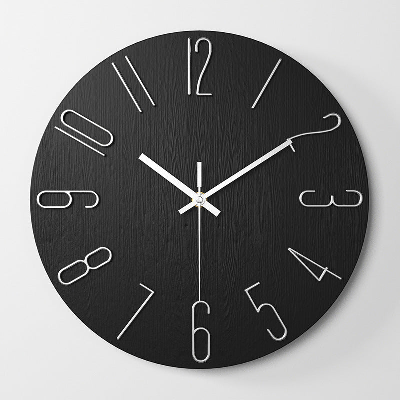 12-Inch Decorative Wall Clock for Clear, Stylish Time