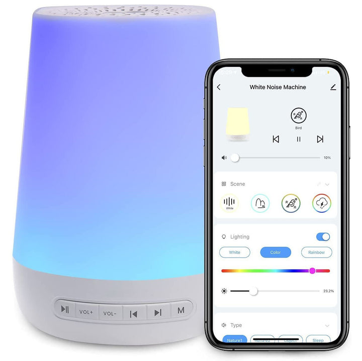 Kids Night Light and White Noise Machine for Better Sleep