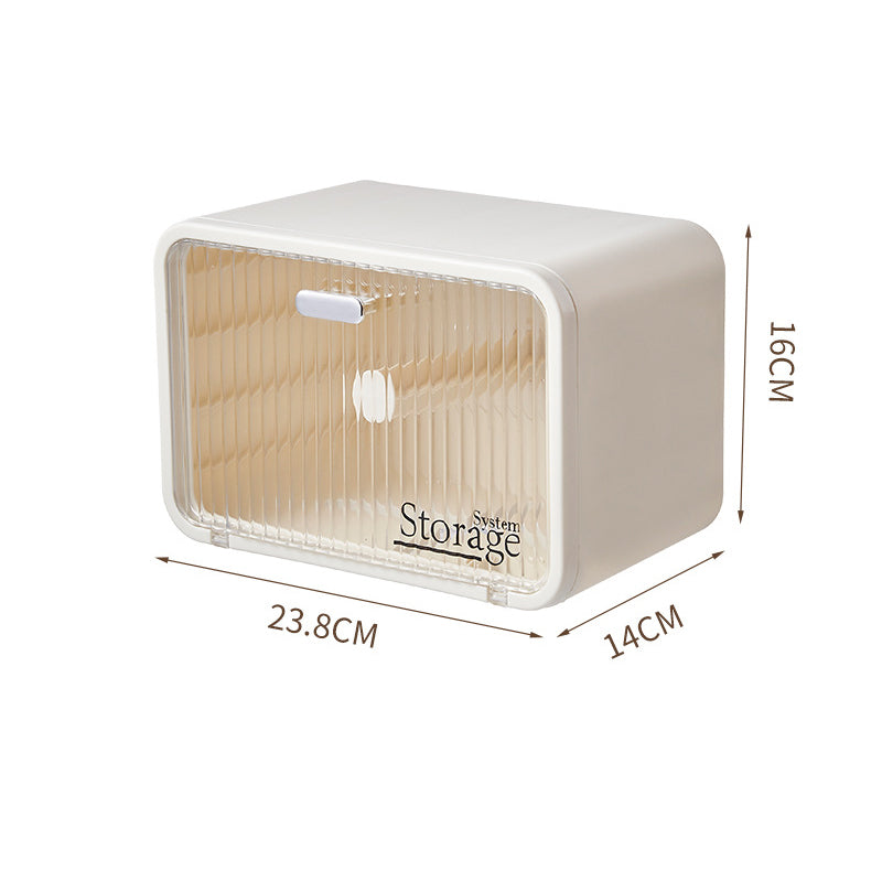 Wall-Mounted Towel & Cosmetic Storage Box, No Drilling