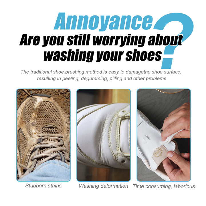 Shoe Cleaning Spray for Whiter, Cleaner White Sneakers