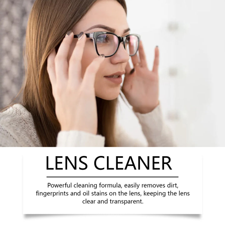 Eyeglass Cleaning Spray for Clear, Smudge-Free Lenses