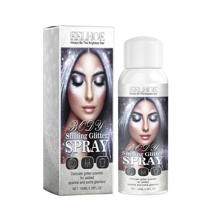 Body Glitter Spray for Long-Lasting Radiant Sparkle