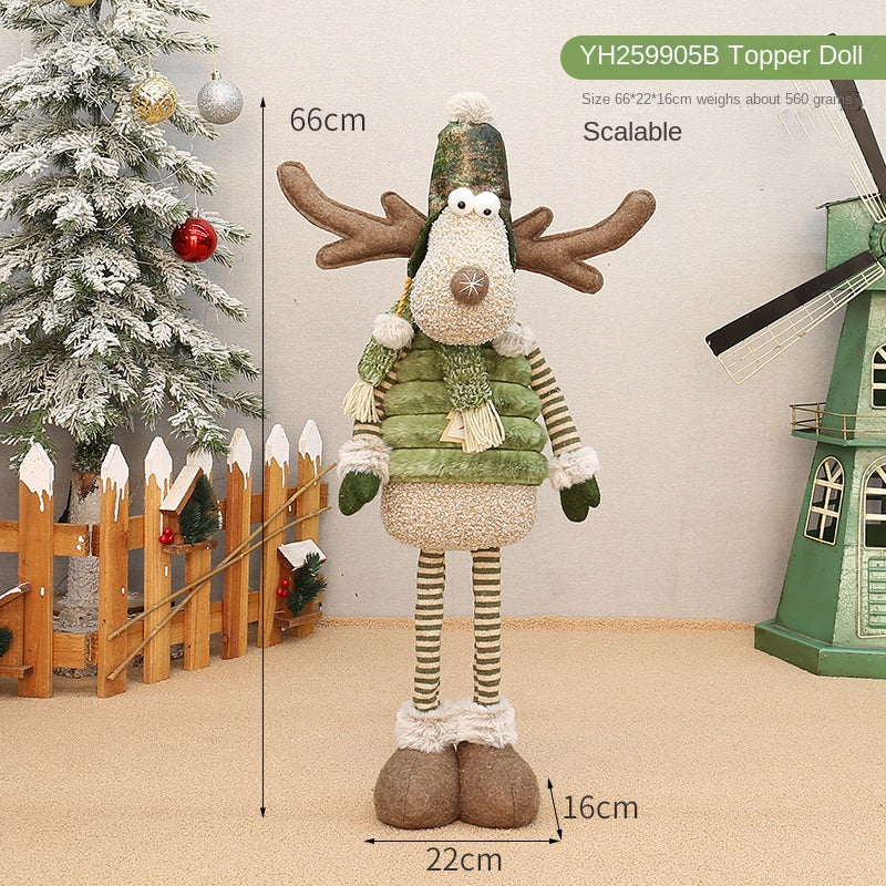 Christmas Reindeer Figurine for Cozy Holiday Displays