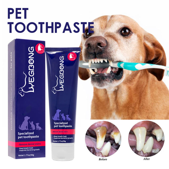 Pet Toothpaste Cream for Cleaner Teeth & Fresh Breath