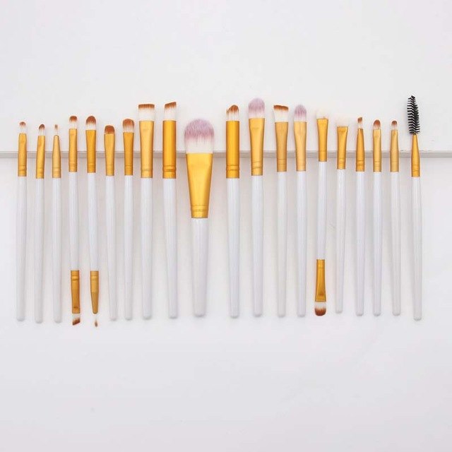 20‑Piece Makeup Brush Set — Complete Face &amp; Eye Kit