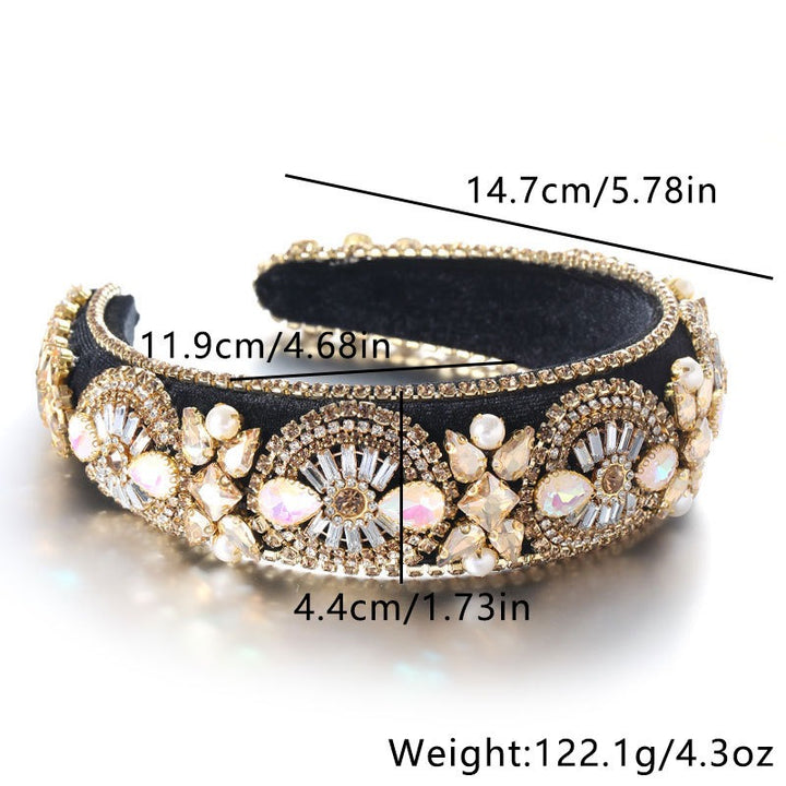 Baroque Pearl Hair Hoop for Glamorous Statement Style