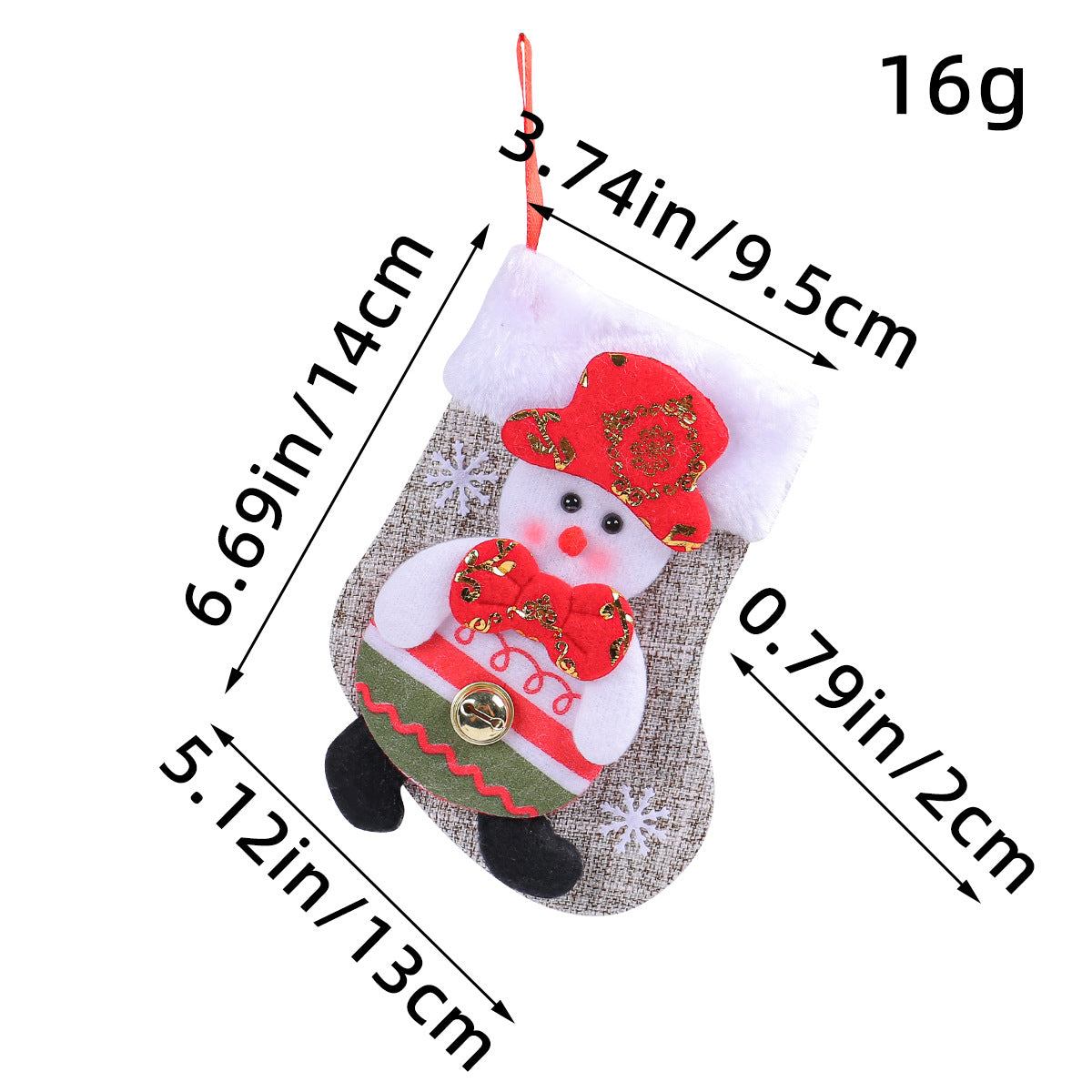 Plush Christmas Stockings for Festive Gift Displays