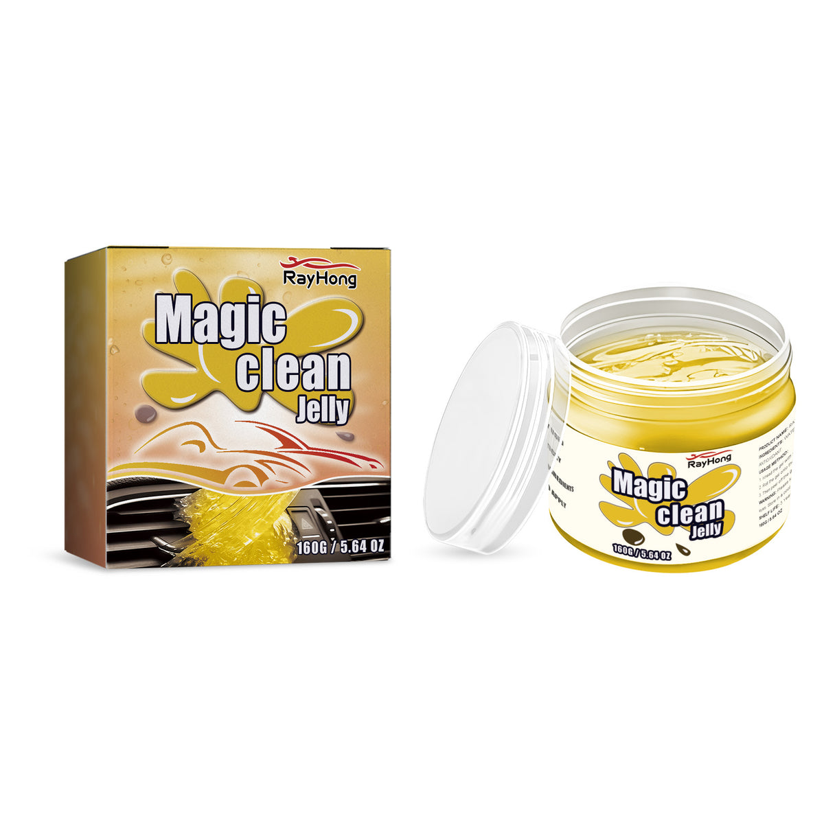 Car Cleaning Gel for Quick Dust-Free Interior Cleaning
