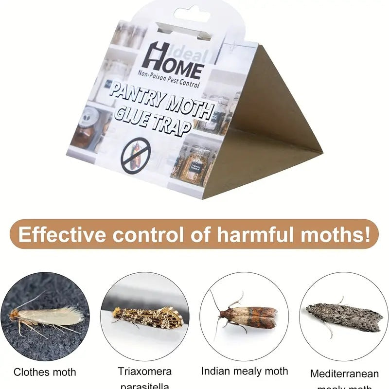 Pantry Moth Trap: Non-Poison Glue Trap for Food & Closets