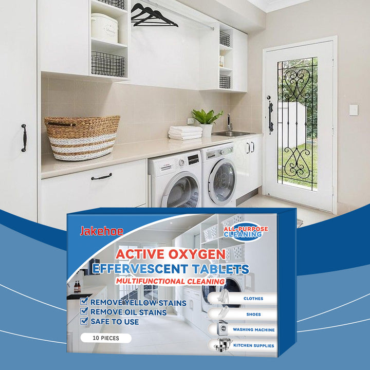 Active Oxygen Cleaning Tablets for Tough Stain Removal