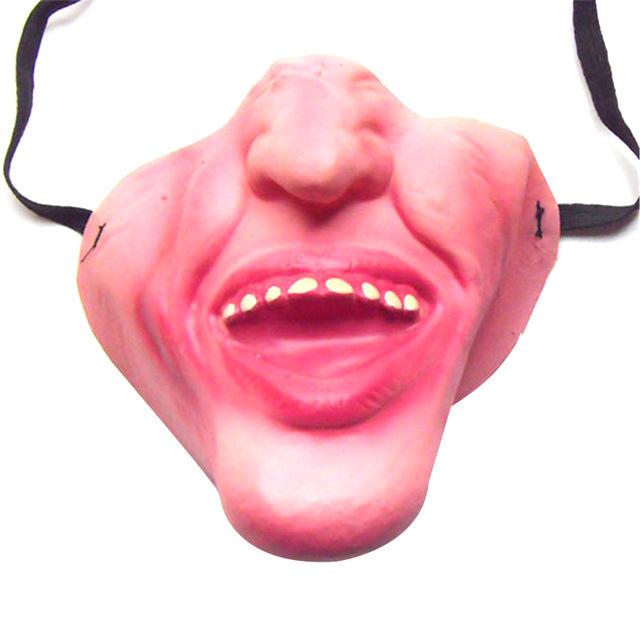 Latex Clown Mask for Instant Costume Transformation