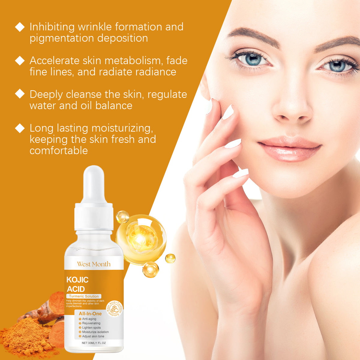 Turmeric Acid Essence — Hydrating & Brightening Facial Glow