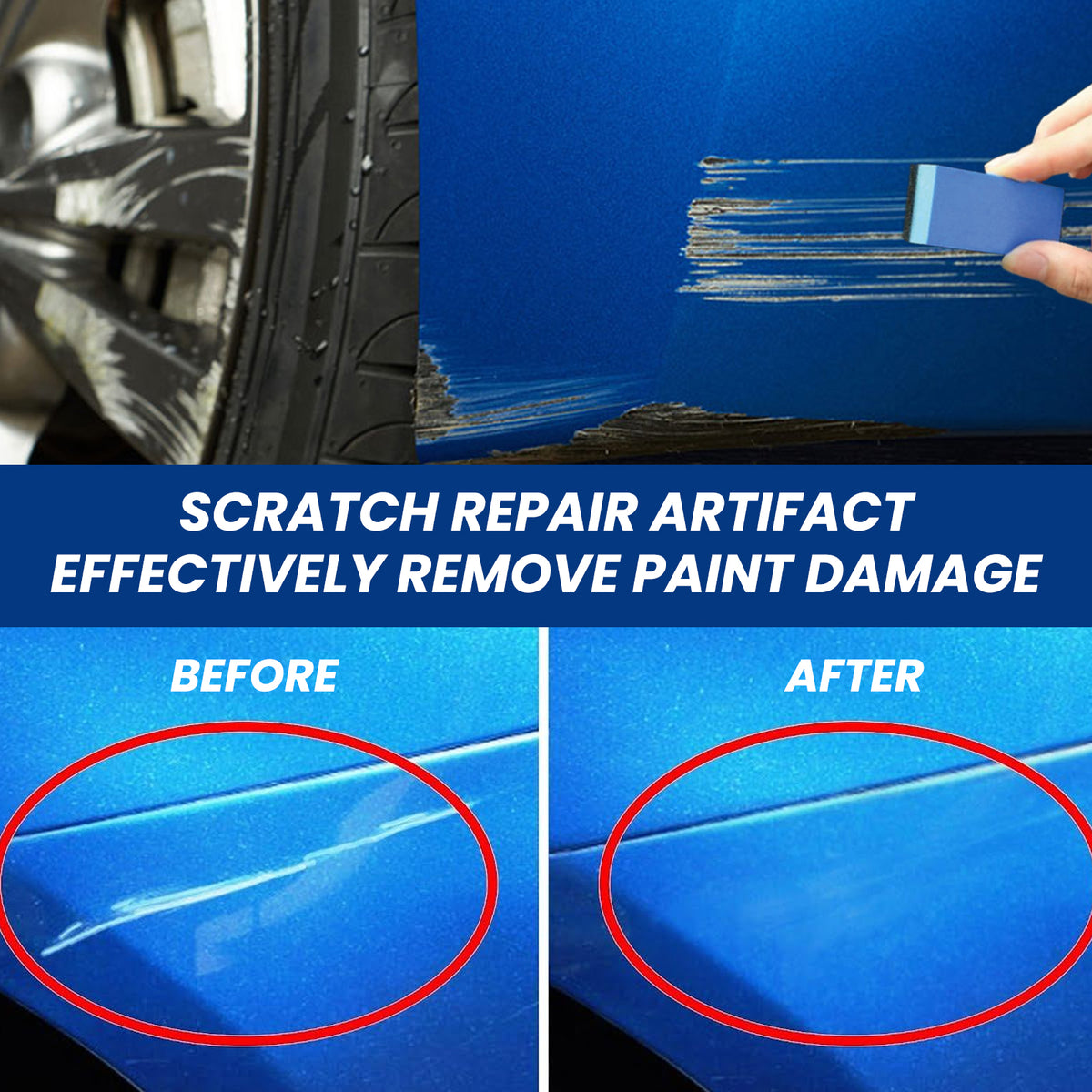 Car Scratch Repair Cream for Swirl Marks and Shine