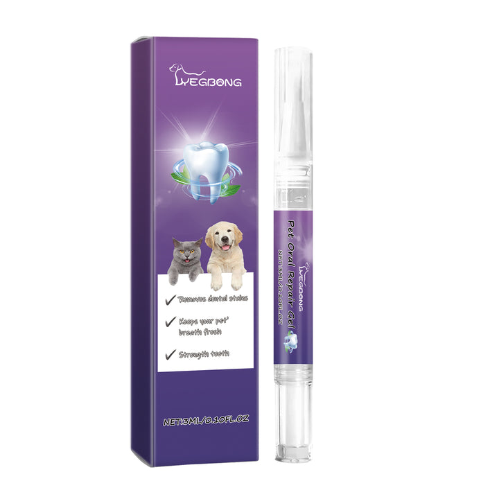 Pet Oral Cleaning Gel for Cleaner Teeth & Fresher Breath