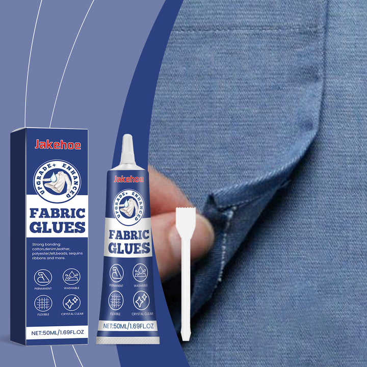 Fabric Adhesive for Washable, Crystal-Clear Repairs