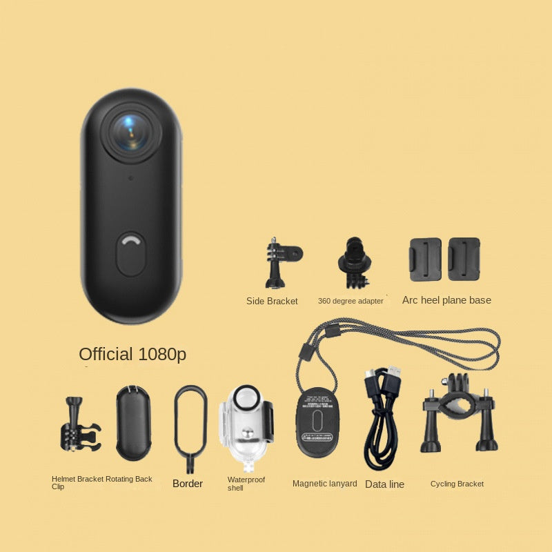 4K Thumb Camera with Magnetic Clip for Hands-Free POV