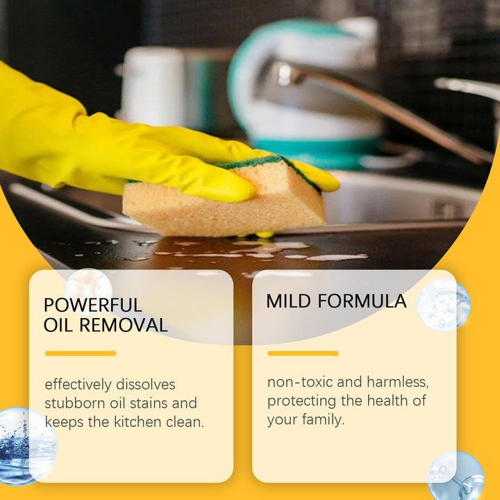 Kitchen Oil Removal Spray — 2X Heavy Grease Cleaner