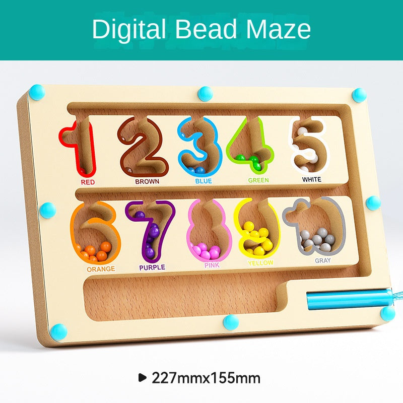 Children's Magnetic Maze Toy for Logic & Fine Motor Play